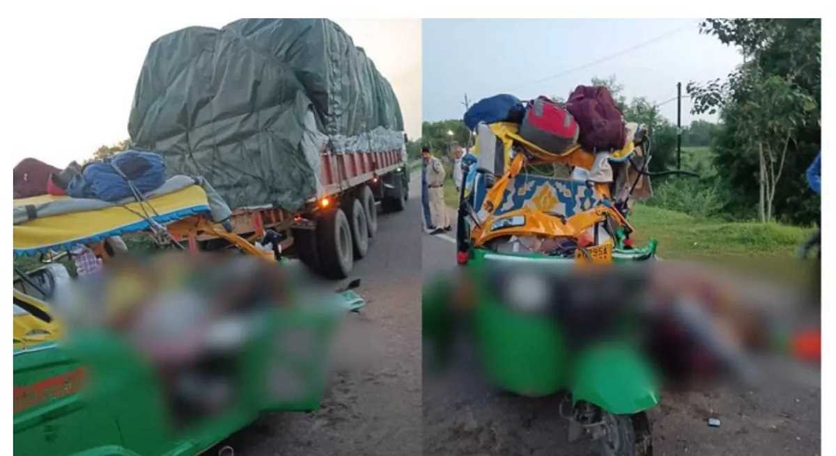 मध्य प्रदेश के छतरपुर में भीषण सड़क हादसे में सात की मौत मध्य प्रदेश के छतरपुर में भीषण सड़क हादसे में सात की मौत